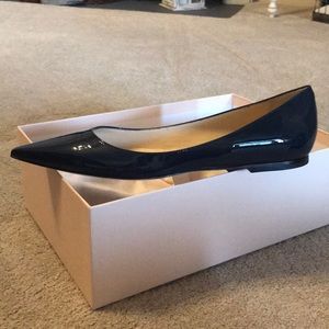 Jimmy Choo navy flat